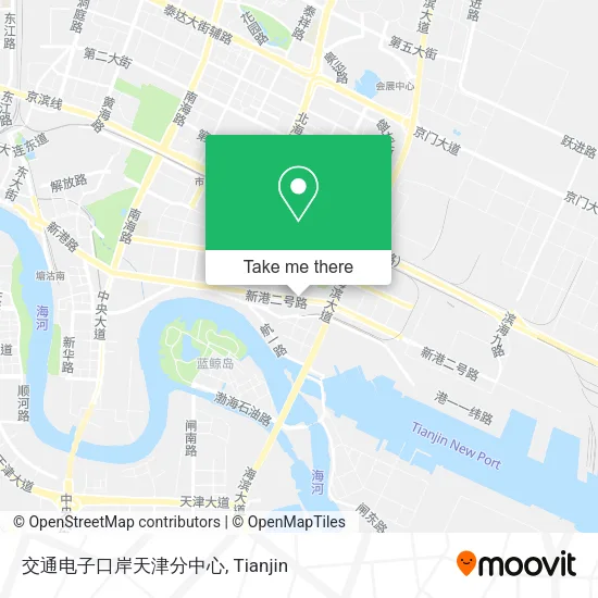 交通电子口岸天津分中心 map