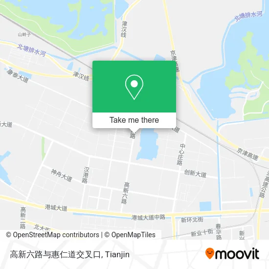 高新六路与惠仁道交叉口 map