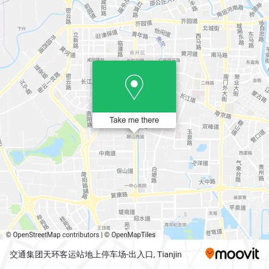 交通集团天环客运站地上停车场-出入口 map