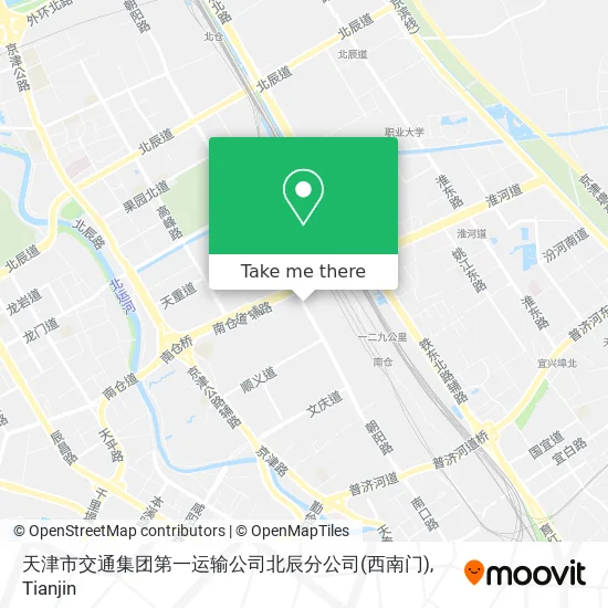 天津市交通集团第一运输公司北辰分公司(西南门) map