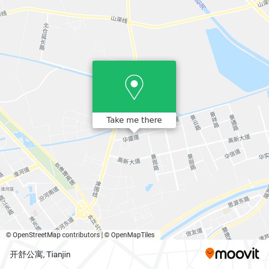 开舒公寓 map