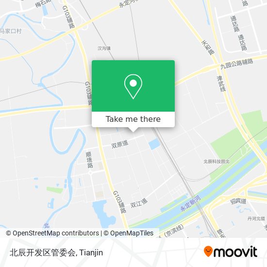 北辰开发区管委会 map