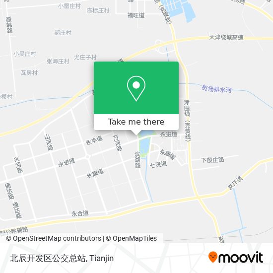 北辰开发区公交总站 map