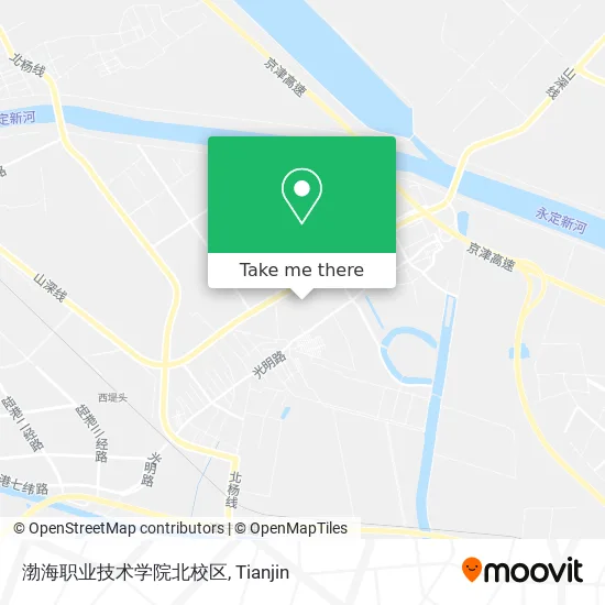 渤海职业技术学院北校区 map