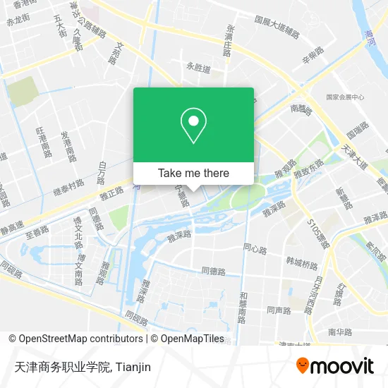 天津商务职业学院 map