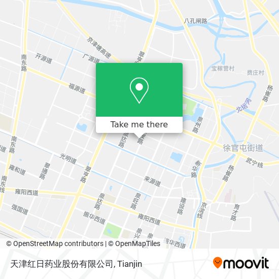 天津红日药业股份有限公司 map