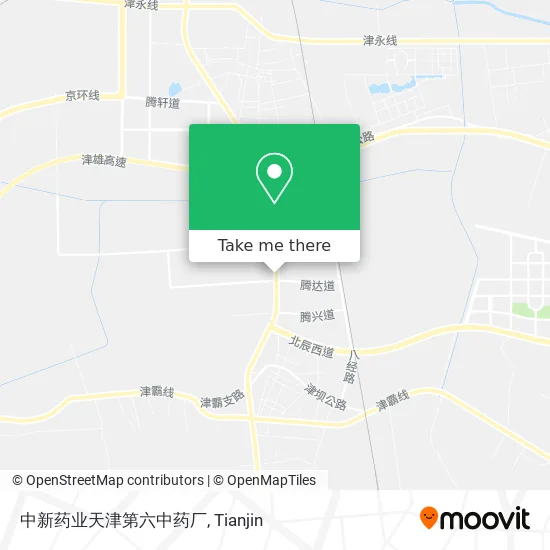 中新药业天津第六中药厂 map
