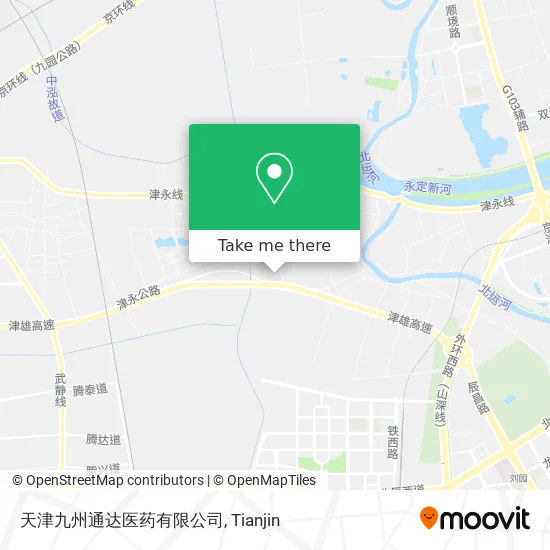 天津九州通达医药有限公司 map