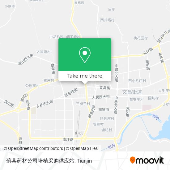 蓟县药材公司培植采购供应站 map
