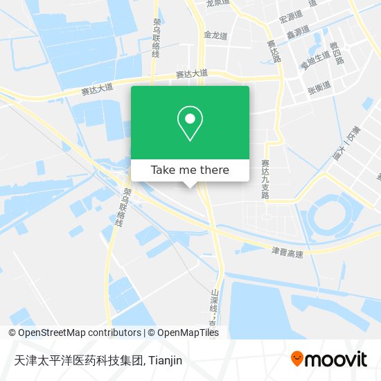 天津太平洋医药科技集团 map