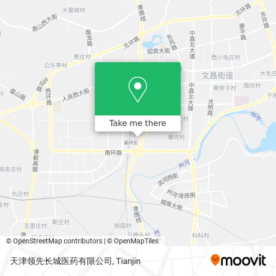 天津领先长城医药有限公司 map