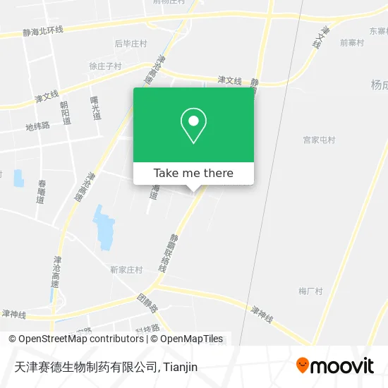 天津赛德生物制药有限公司 map