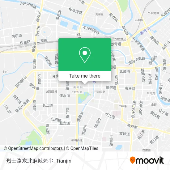 烈士路东北麻辣烤串 map