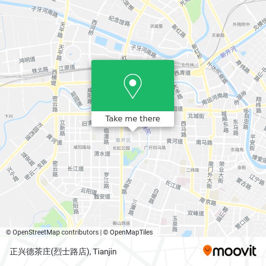 正兴德茶庄(烈士路店) map