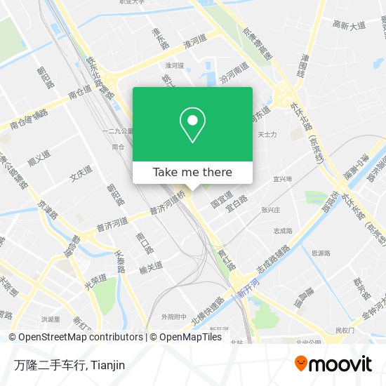 万隆二手车行 map