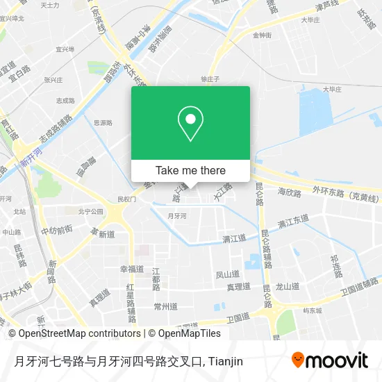 月牙河七号路与月牙河四号路交叉口 map