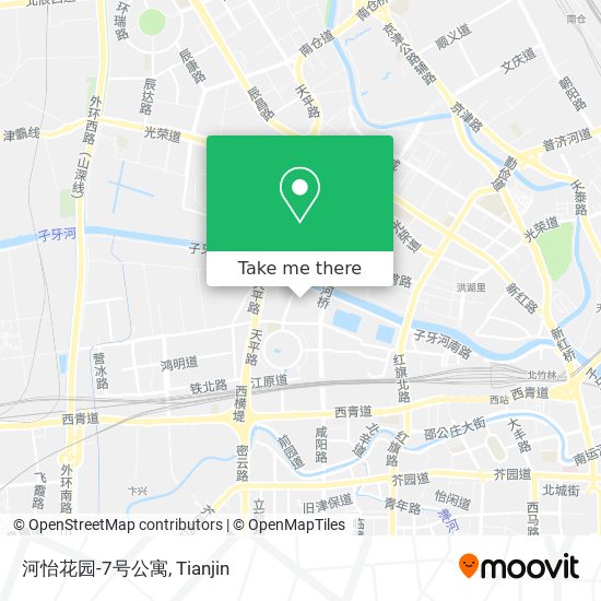 河怡花园-7号公寓 map