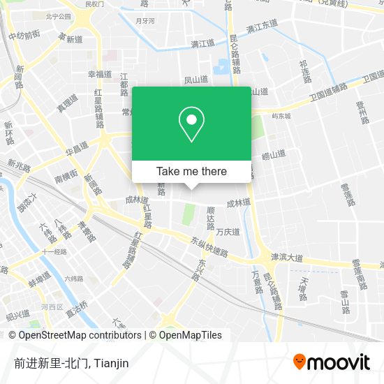 前进新里-北门 map