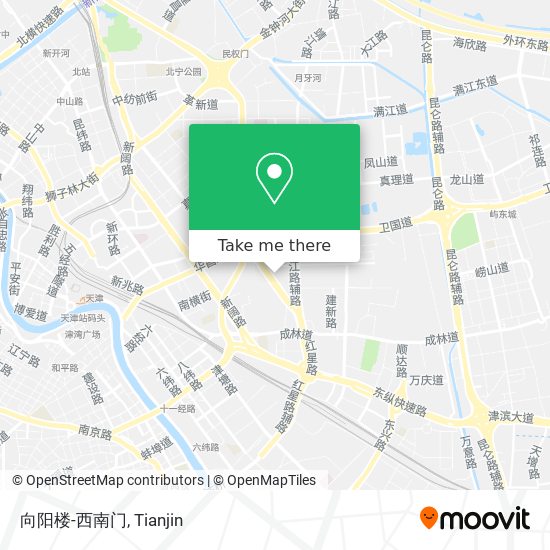 向阳楼-西南门 map