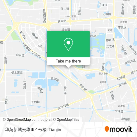华苑新城云华里-1号楼 map