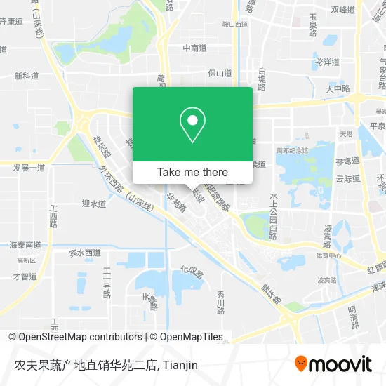 农夫果蔬产地直销华苑二店 map