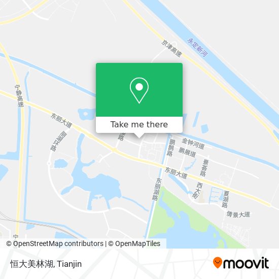 恒大美林湖 map
