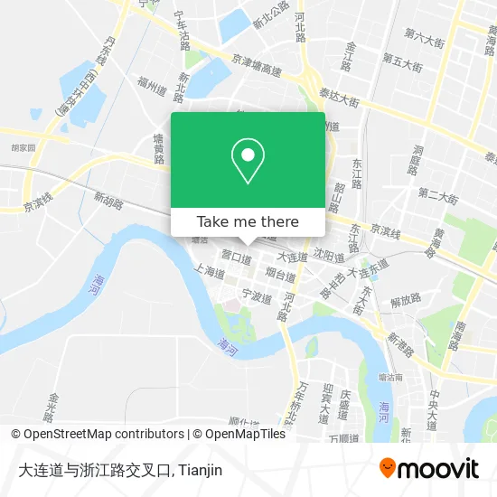 大连道与浙江路交叉口 map