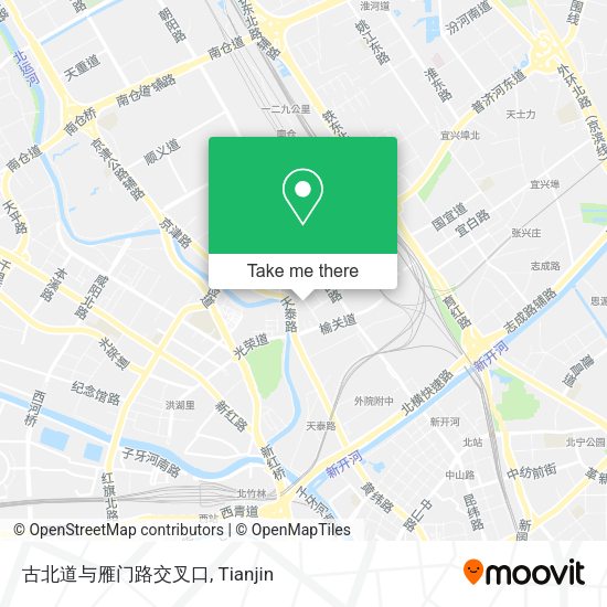 古北道与雁门路交叉口 map