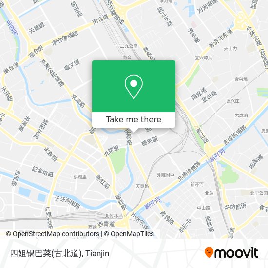 四姐锅巴菜(古北道) map