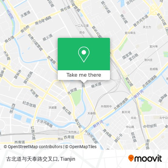 古北道与天泰路交叉口 map