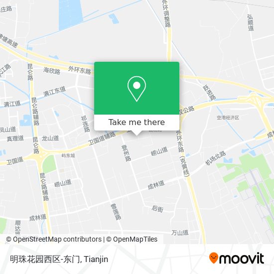 明珠花园西区-东门 map