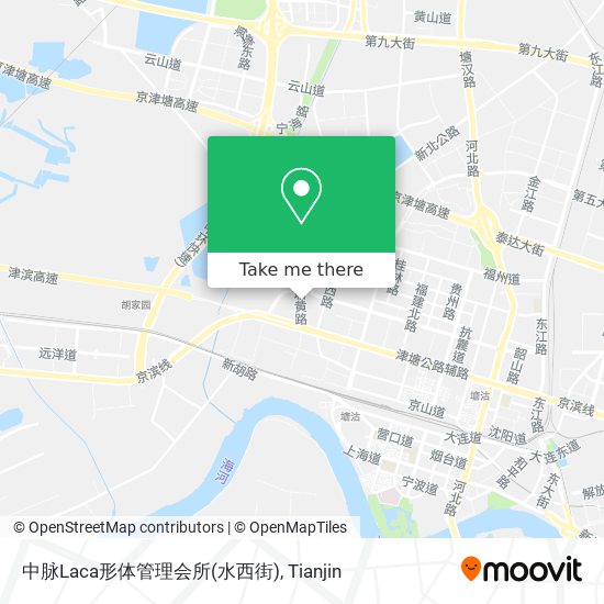 中脉Laca形体管理会所(水西街) map