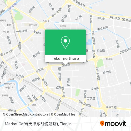 Market Café(天津东凯悦酒店) map
