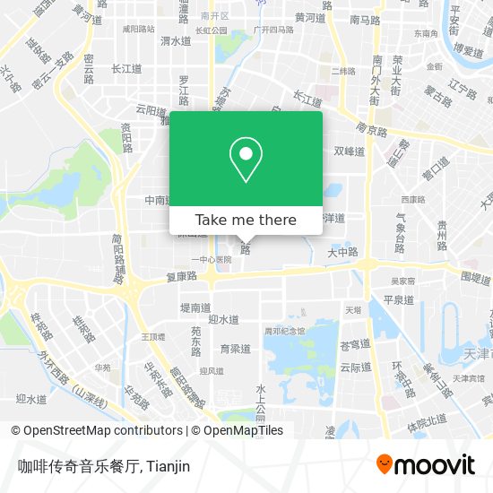 咖啡传奇音乐餐厅 map