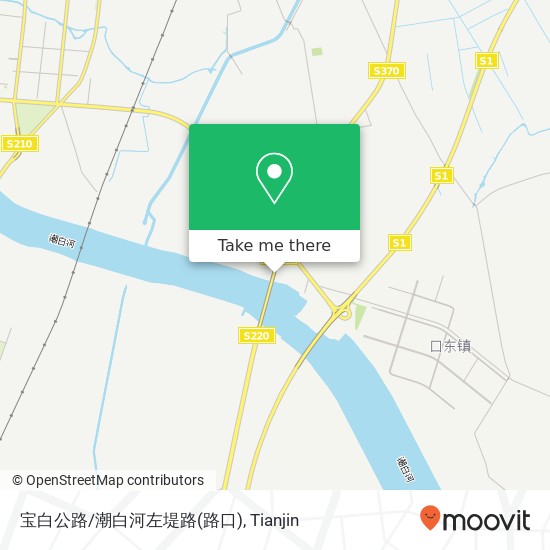 宝白公路/潮白河左堤路(路口) map