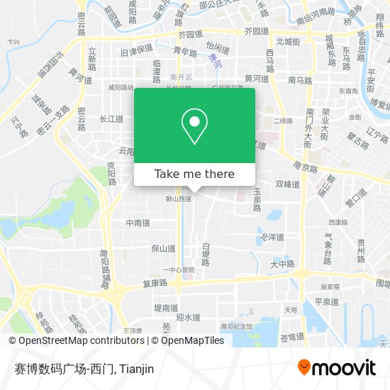 赛博数码广场-西门 map