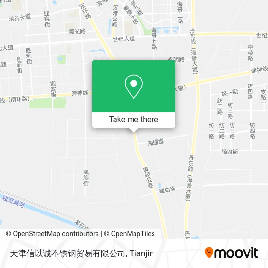 天津信以诚不锈钢贸易有限公司 map