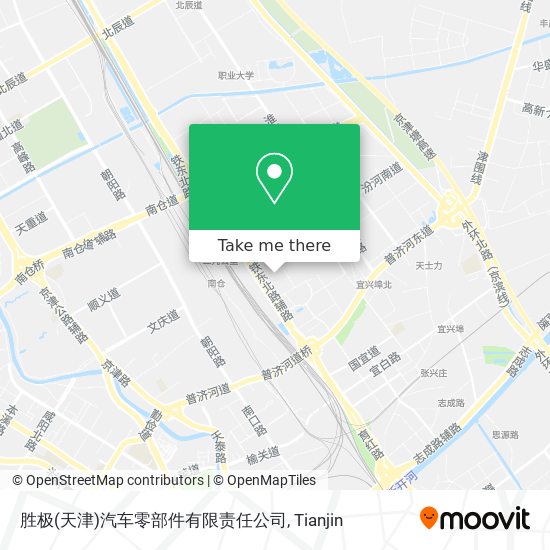 胜极(天津)汽车零部件有限责任公司 map