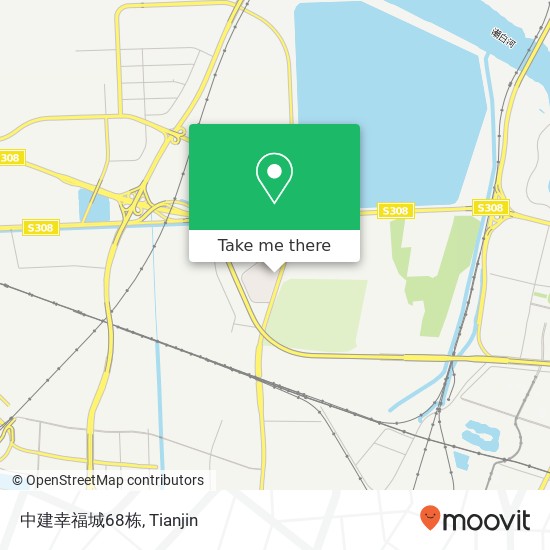 中建幸福城68栋 map