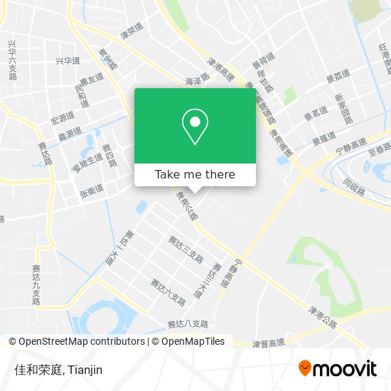佳和荣庭 map