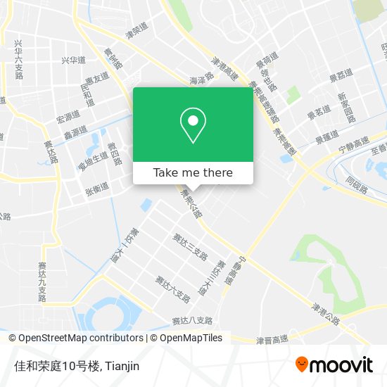 佳和荣庭10号楼 map
