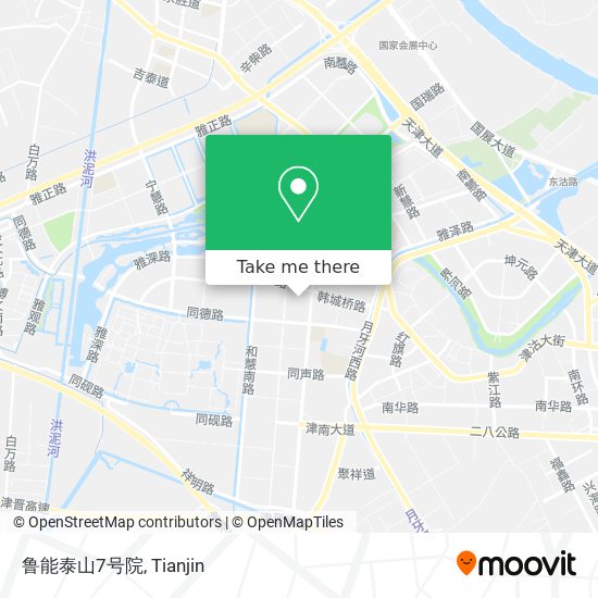 鲁能泰山7号院 map