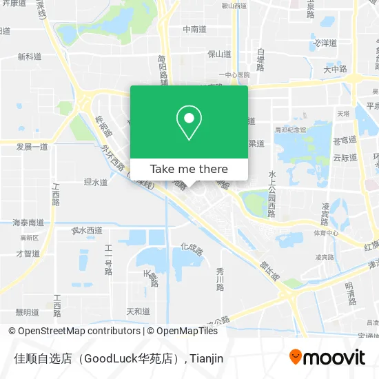 佳顺自选店（GoodLuck华苑店） map