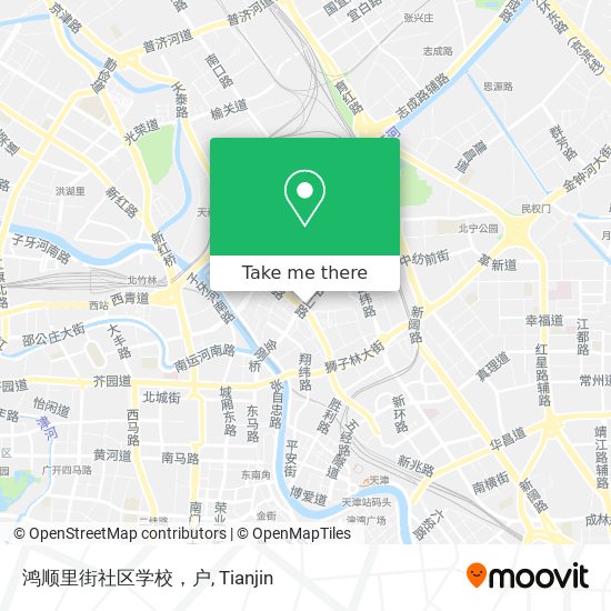 鸿顺里街社区学校，户 map