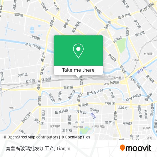 秦皇岛玻璃批发加工产 map
