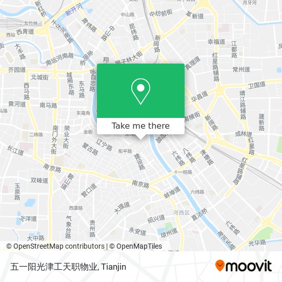 五一阳光津工天职物业 map