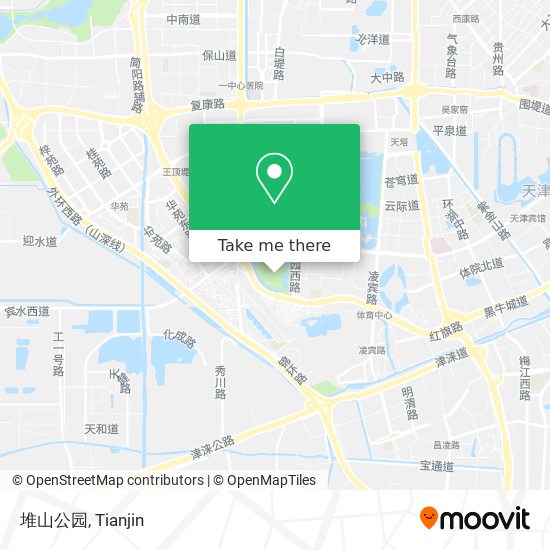 堆山公园 map