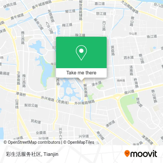 彩生活服务社区 map