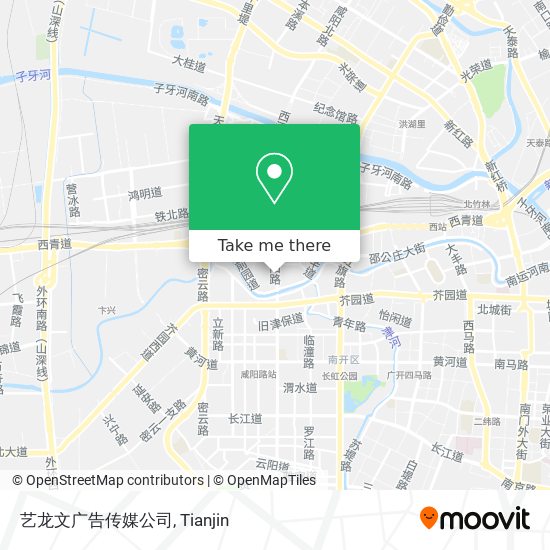 艺龙文广告传媒公司 map