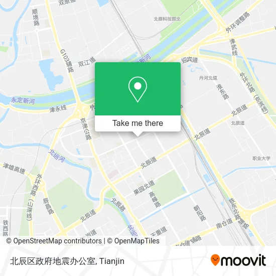 北辰区政府地震办公室 map